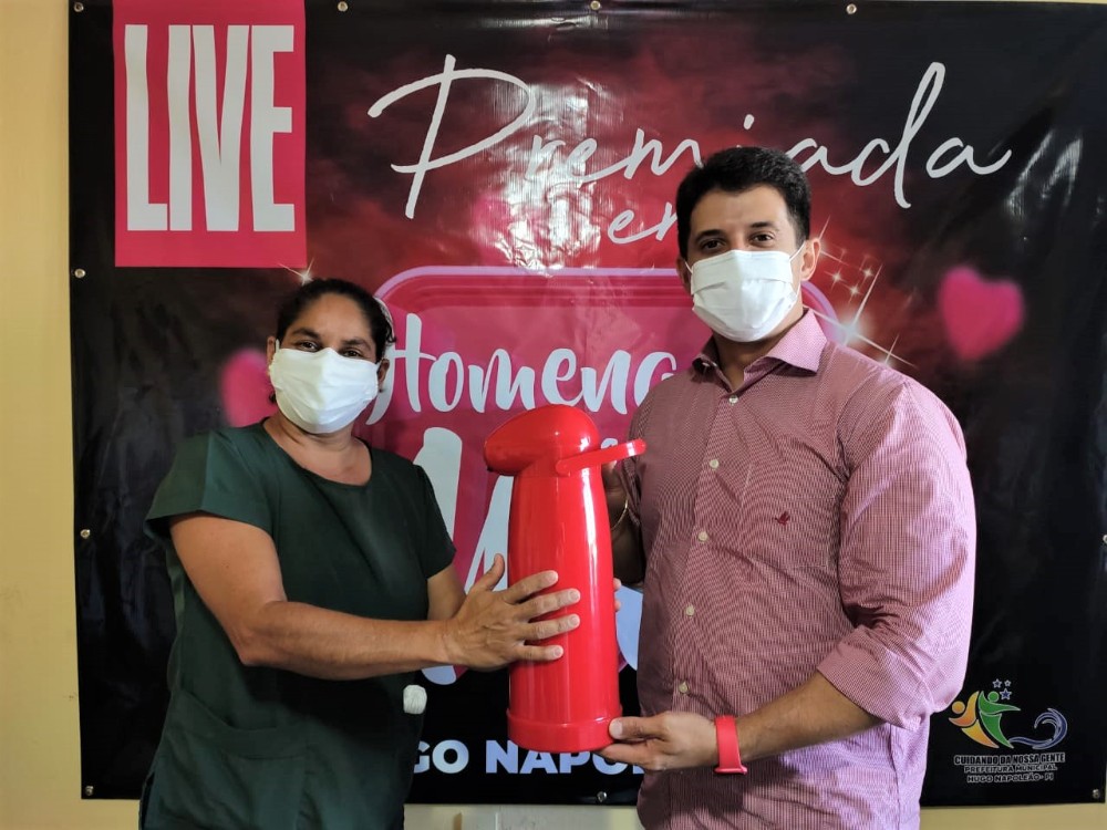 Prefeitura de Hugo Napoleão entrega de prêmios na Live em homenagem às Mães - Imagem 11