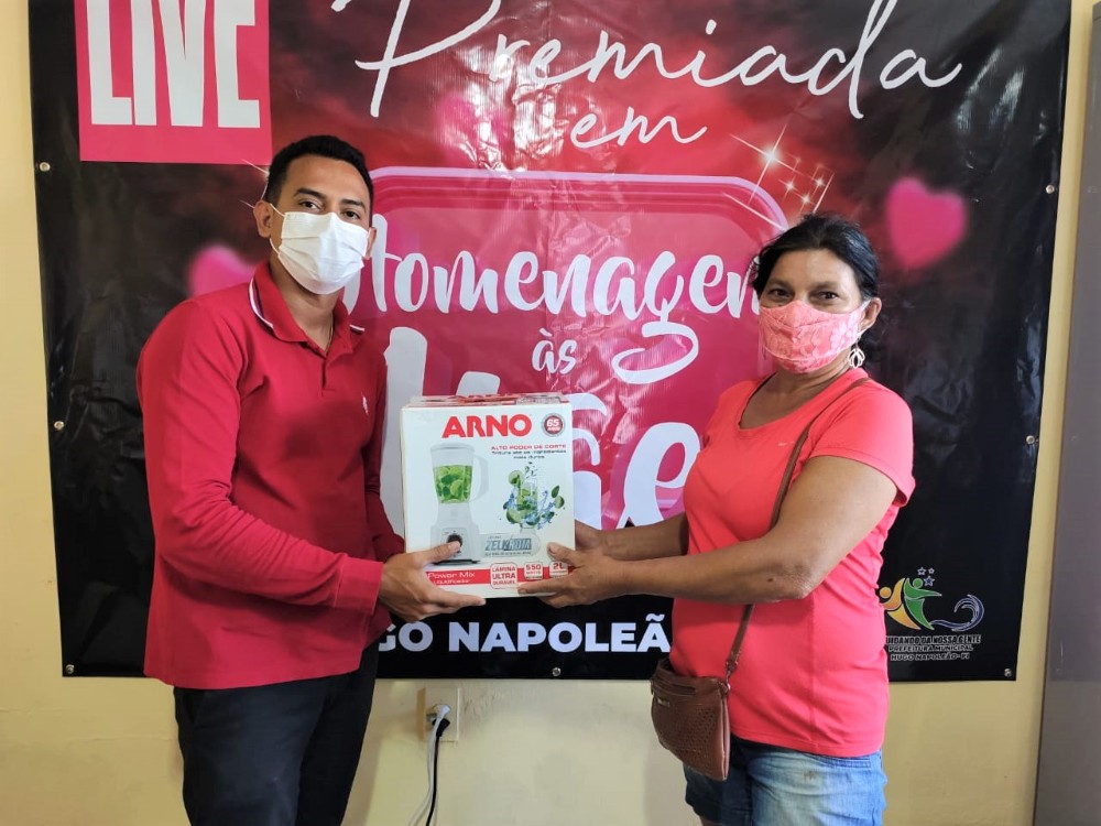 Prefeitura de Hugo Napoleão entrega de prêmios na Live em homenagem às Mães - Imagem 21