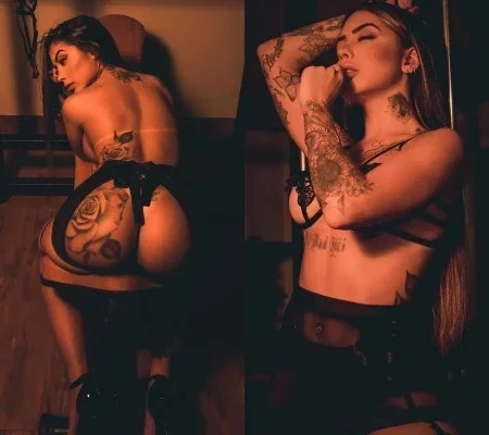 MC Mirella posa seminua em pose provocante e divulga perfil em site adulto