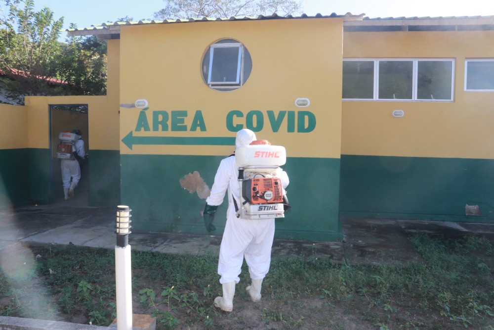 Prefeitura de Lagoinha realizou Sanitização na Cidade contra o COVID-19 - Imagem 1