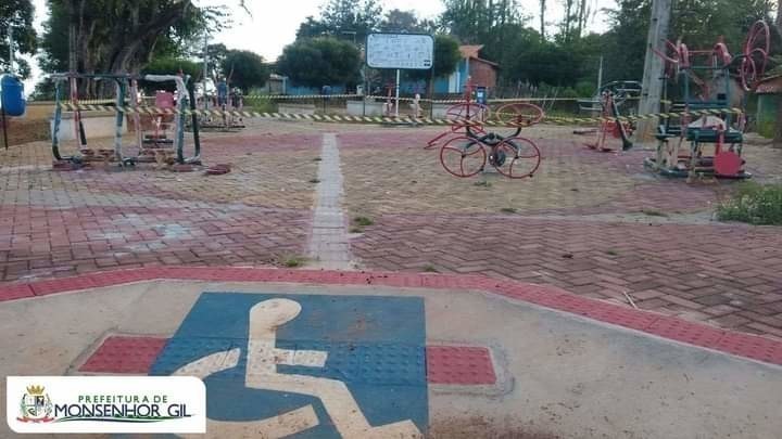 Canafístula em Monsenhor Gil ganha praça Nova com academia