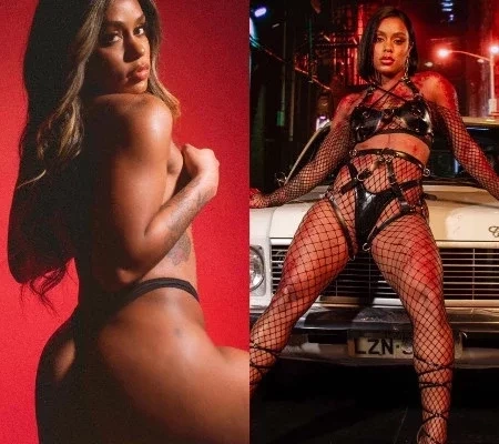 Sucesso em site adulto, MC Rebecca se destaca ao fazer topless; fotos