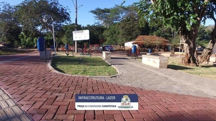 Uma beleza de praça em Monsenhor Gil, na Canafístula