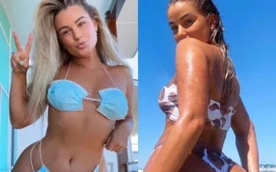 Conheça a modelo que bombou ao surgir com biquíni de máscara; fotos