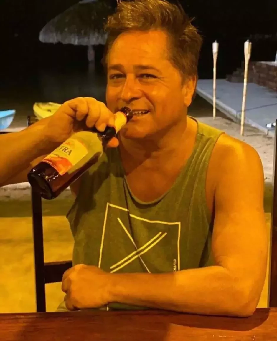 Leonardo também é apreciador de cerveja