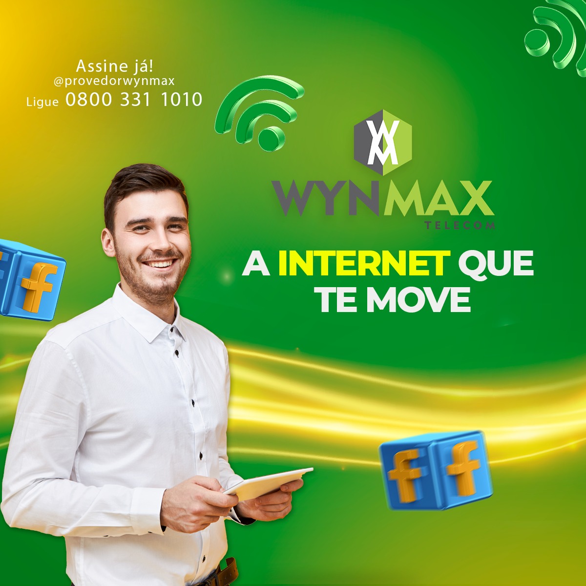 Assine já a melhor internet de Inhuma- wynmax telecom - Imagem 3