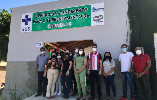 Manoel Emídio inaugura Centro de Atendimento para Enfrentamento de COVID-19