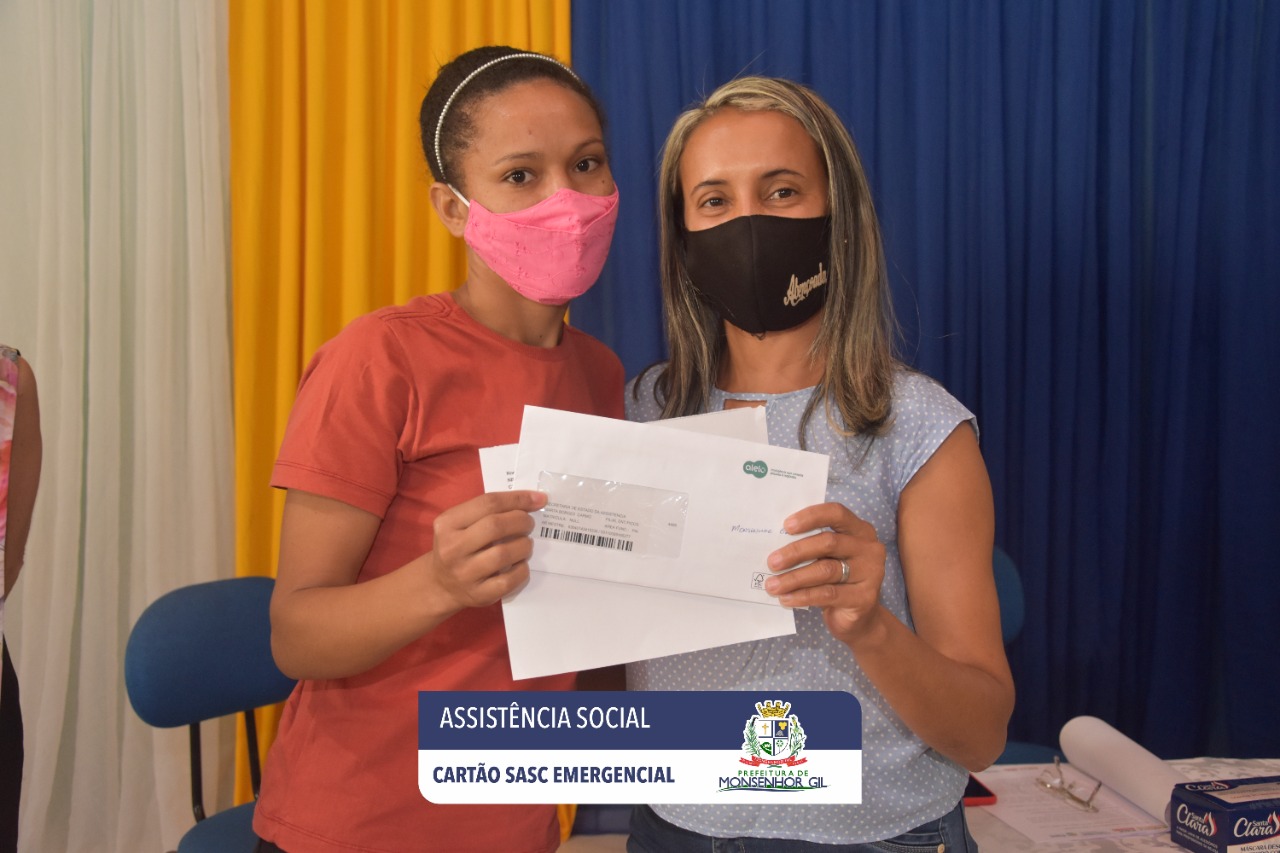 Prefeitura de Monsenhor Gil faz entrega do Cartão Sasc Emergencial - Imagem 5