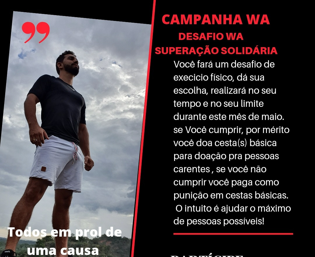 Comerciante de Monsenhor Gil lança Desafio Solidário, mas perde prova - Imagem 1