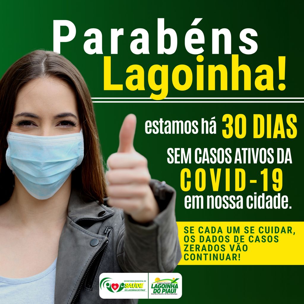 Cidade de Lagoinha completa um Mês sem registro de Casos Ativos na Cidade - Imagem 1