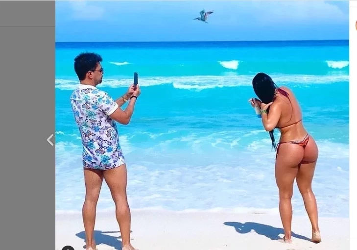 Graciele Lacerda ostenta em  biquini cavadíssimo e web pira - imagem 50194