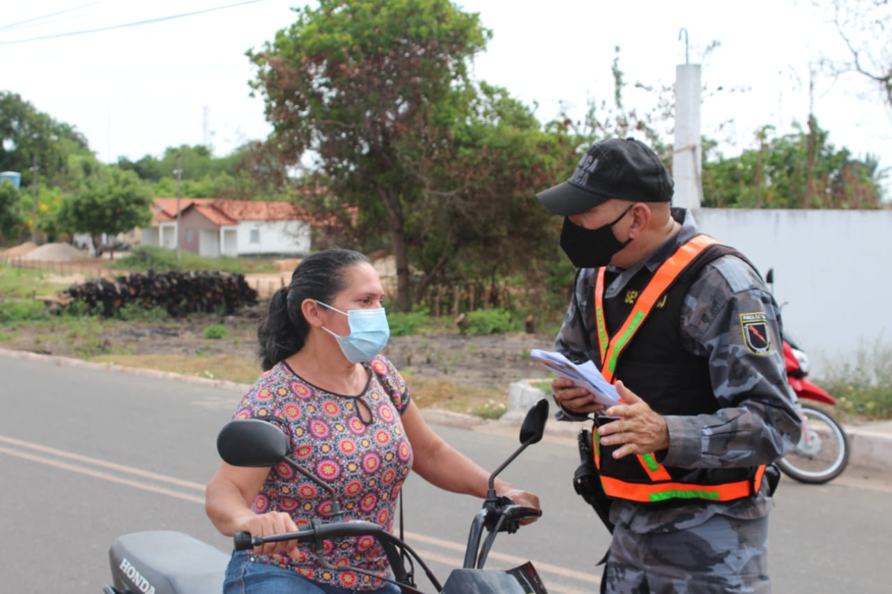 Semana Nacional do Trânsito: entidades realizam Blitz Educativa em Coivaras - Imagem 1