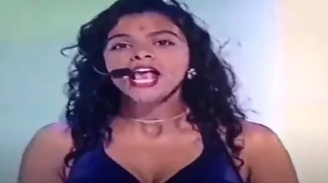 Maia Veloso no Sábado Show. Crédito: Arquivo Meio Norte.