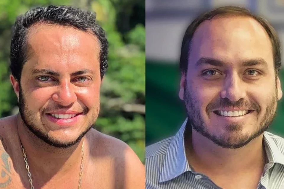  Thammy Miranda e Carlos Bolsonaro