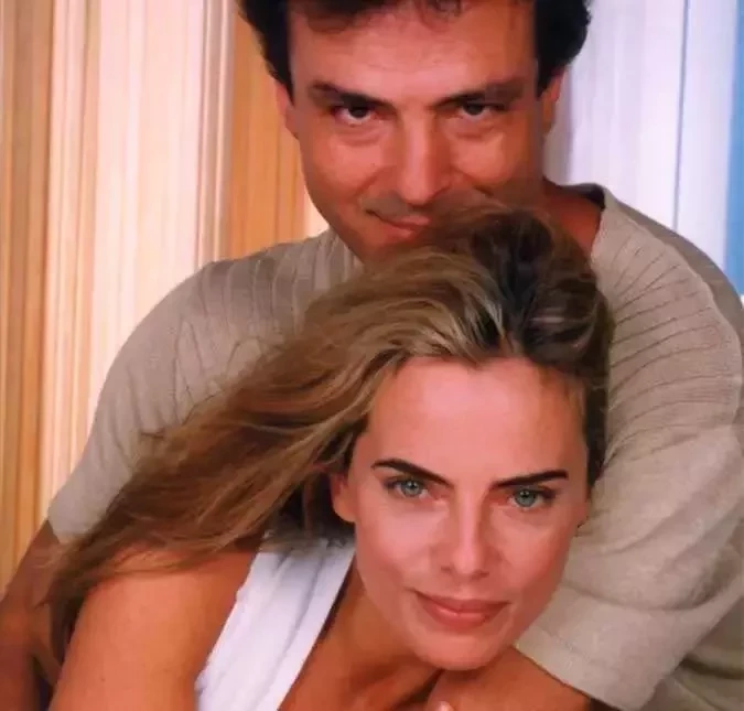 Bruna Lombardi e Carlos Alberto Riccelli 