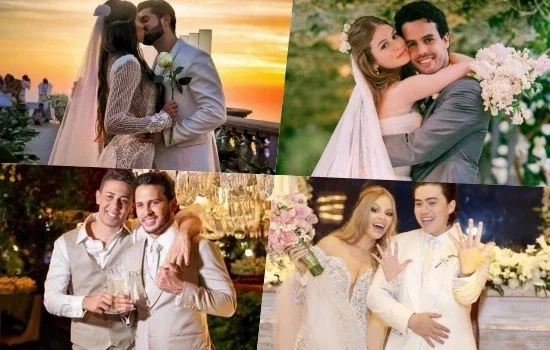 Descubra os casamentos mais caros e badalados dos famosos nacionais