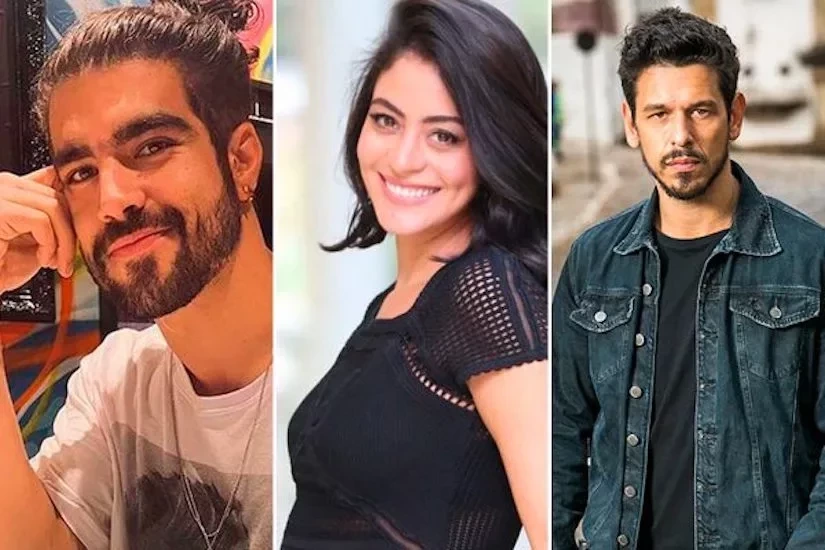 Caio Castro, Carol Castro e João Vicente de Castro