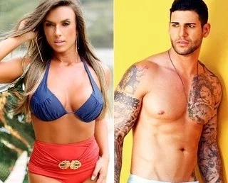 Rodrigo Lima e  Nicole Bahls