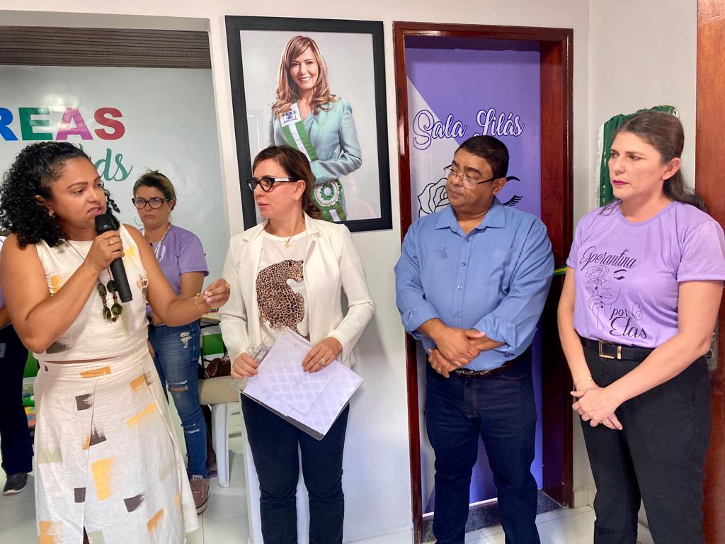 Inaugurada a sala Lilás para acolher mulheres vítimas de violência  - Imagem 1
