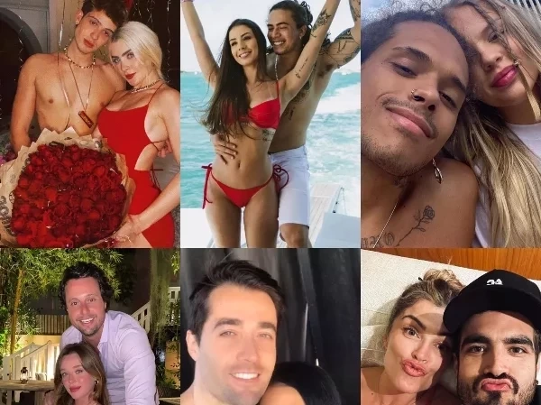 Amores e desamores: veja alguns casais que se juntaram e separaram em 2022
