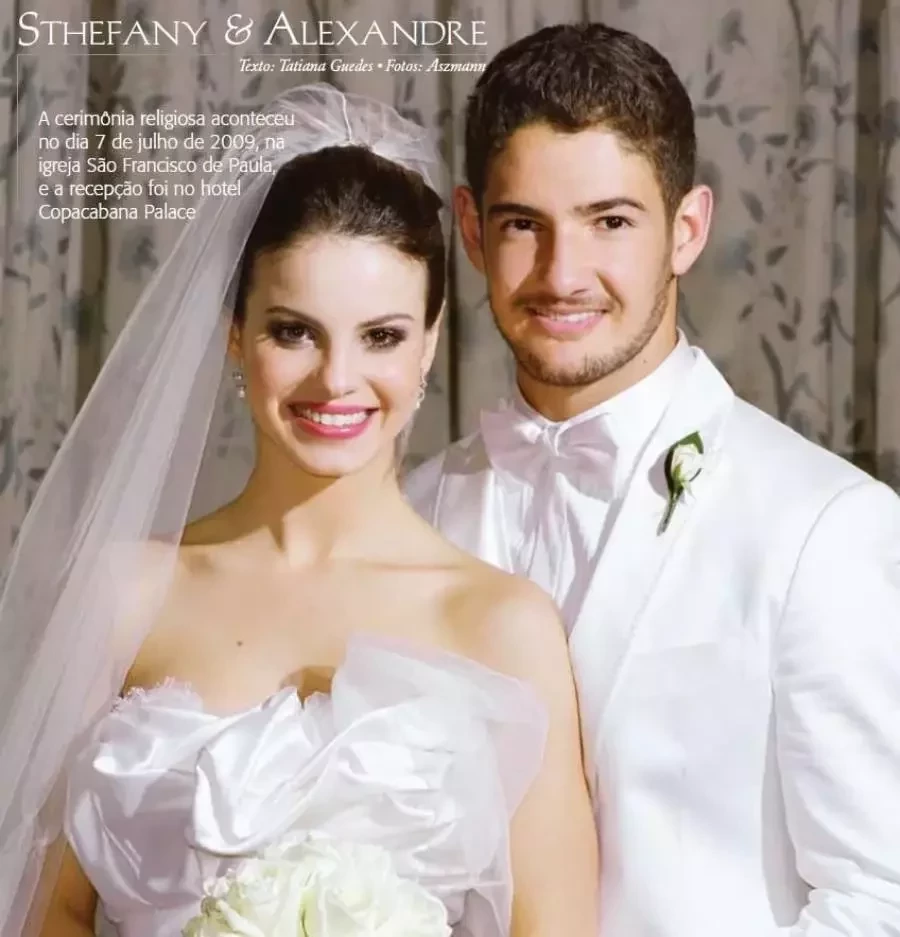 Alexandre Pato e Sthefany Brito 