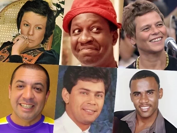 Veja estes famosos brasileiros se eles tivessem chegado à melhor idade