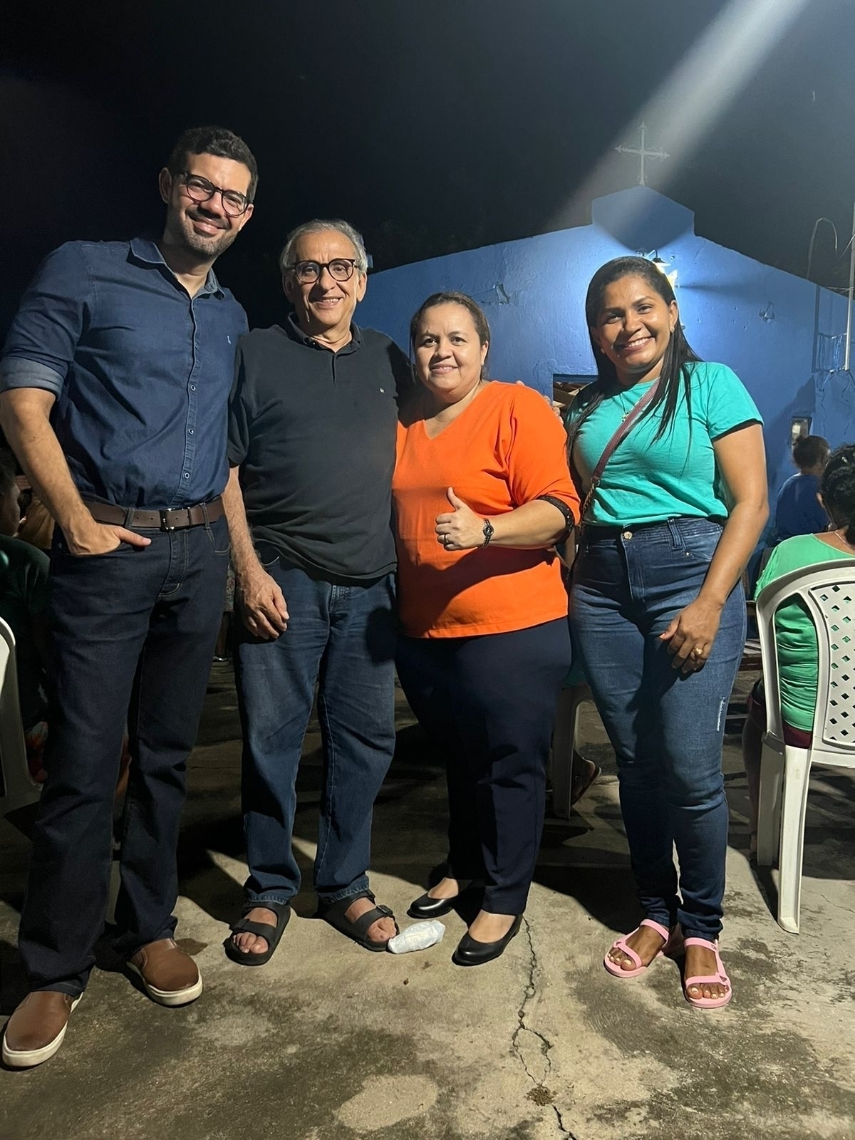 Vice prefeito Evandro Abreu participa de festejos em Monsenhor Gil 