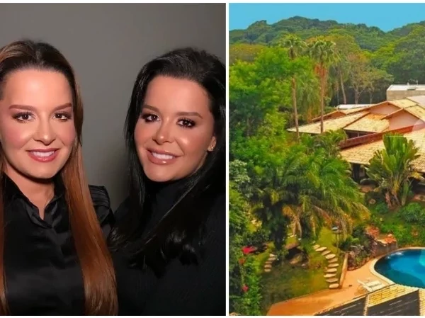 Veja detalhes do luxuoso closet da cantora Maiara em mansão de São Paulo