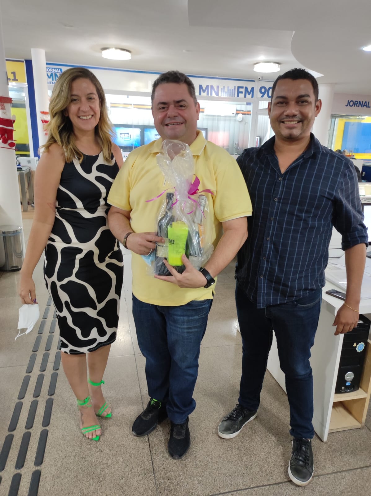 Secretário Nilson Ferreira é recebido no Grupo Meio Norte (Divulgação)