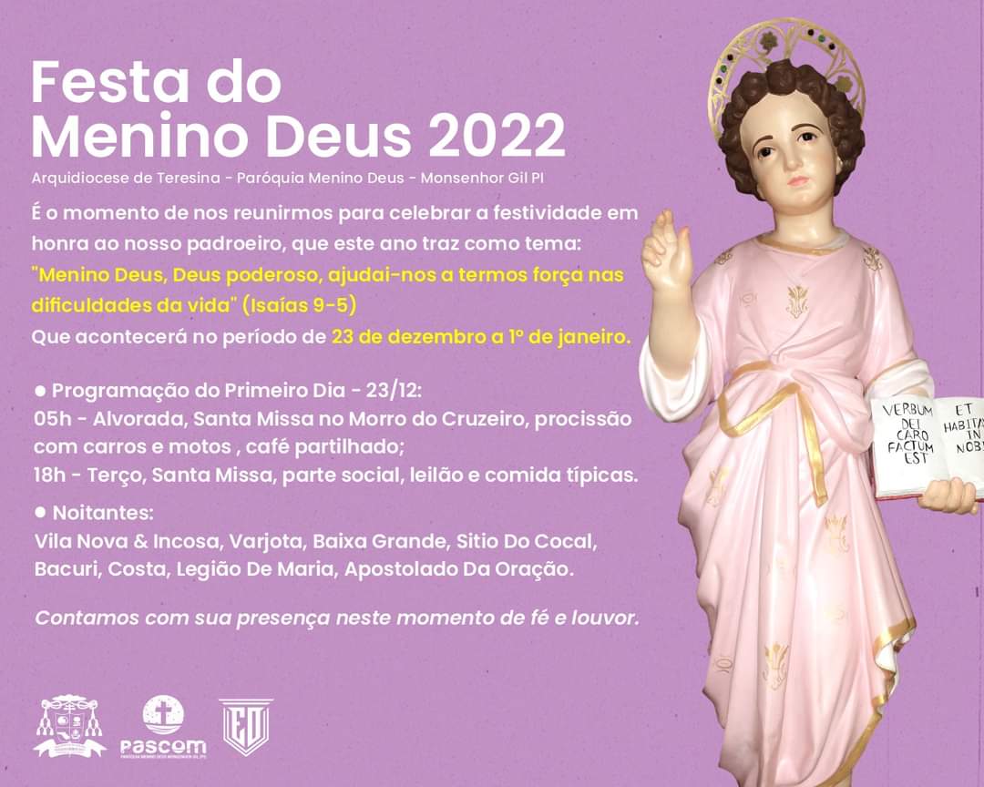 Com chuva, Alvorada abre os Festejos de Menino Deus em Monsenhor Gil  - Imagem 3
