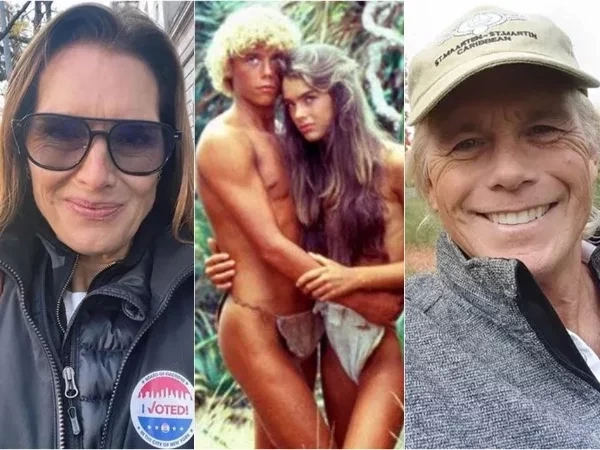 Brooke Shields e ator de 'A Lagoa Azul' lembram nudez e pressão por namoro