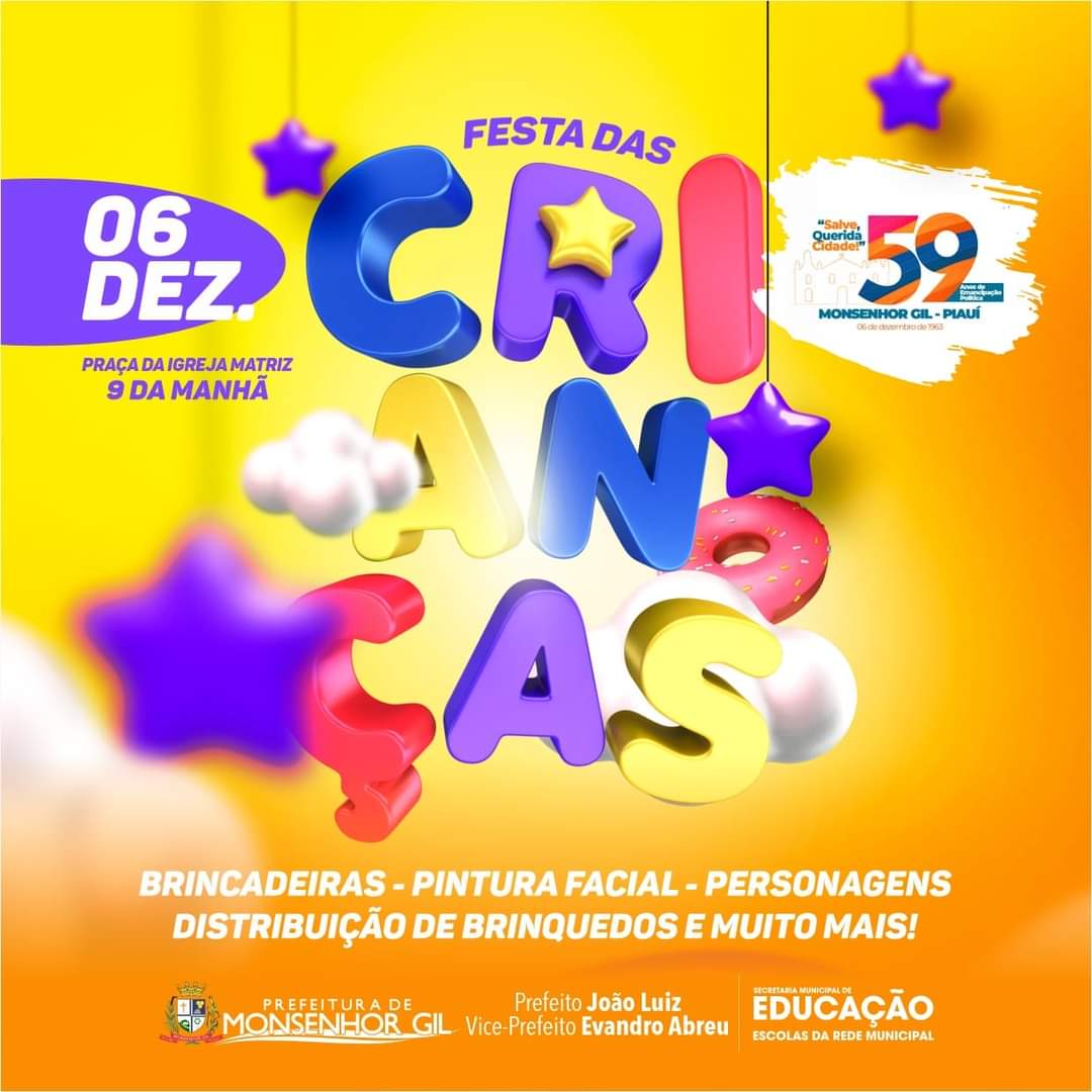 Prefeito João Luiz convida para aniversário de 59 anos de Monsenhor Gil - Imagem 3