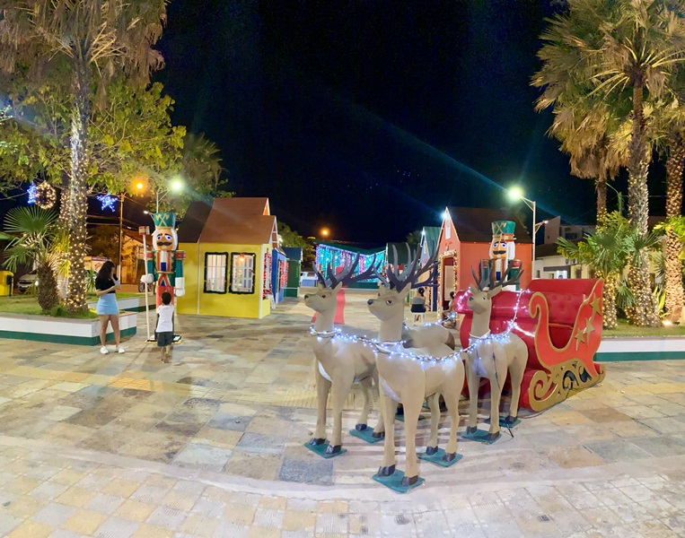 Prefeita Ivanária Sampaio entrega decoração natalina de Esperantina - Imagem 5