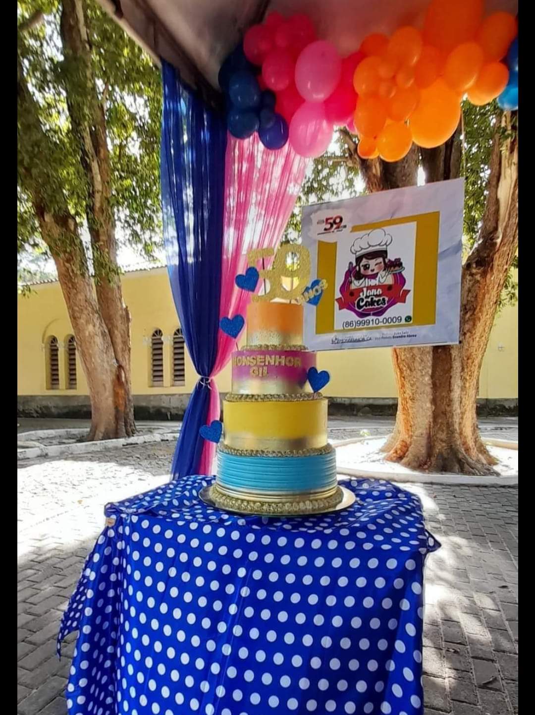 09 Bolos Confeitados para festejar o aniversário de Monsenhor Gil  - Imagem 14