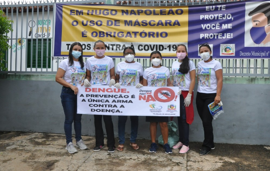 Hugo Napoleão realiza ação educativa no combate ao mosquito Aedes Aegypti