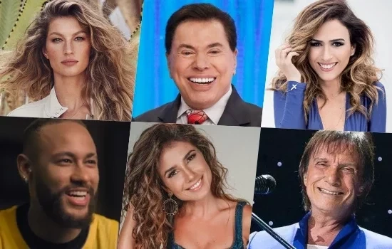 Veja curiosidades surpreendentes dos famosos brasileiros que você não sabia
