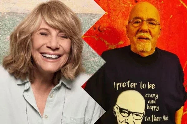 Renata Sorrah e Paulo Coelho