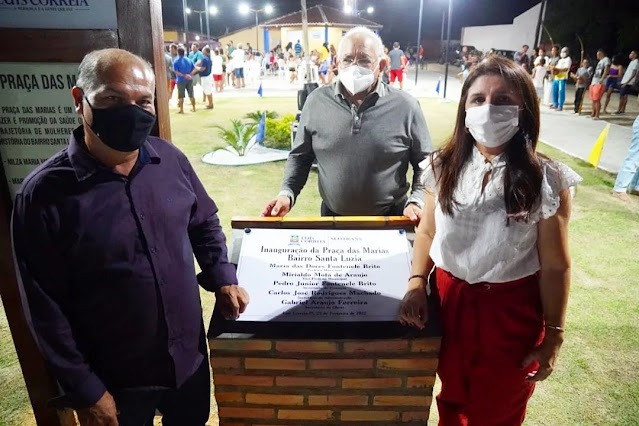 Prefeitura inaugura revitalização da praça do bairro Santa Luzia - Imagem 1