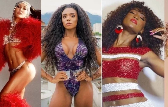 Rainhas do carnaval. Elas são destaque mesmo sem entrar na avenida