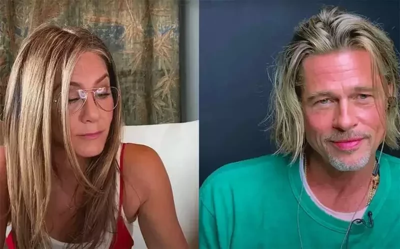 Jennifer Aniston e Brad Pitt 