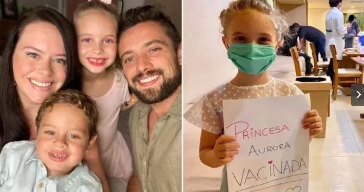 Veja famosos que já levaram filhos para tomar vacina contra Covid - imagem 70956