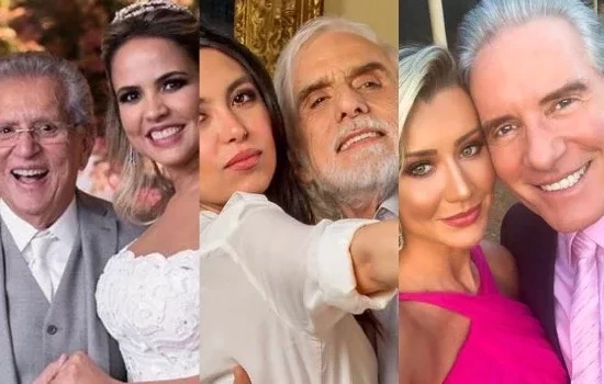 Até 50 anos de diferença! Relembre famosos com parceiros muito mais novos