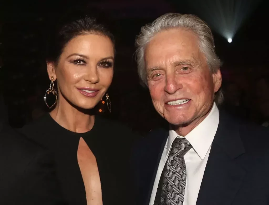 Catherine Zeta Jones e Michael Douglas