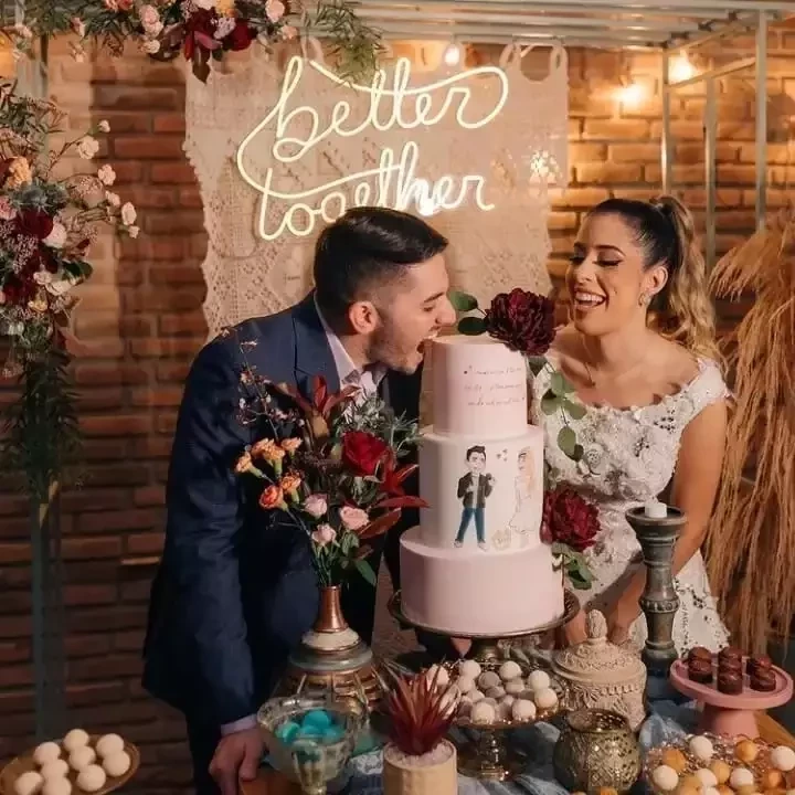 Cantor Jonas Esticado e Influencer Bruna Hazin se casam em Recife. Fotos - imagem 77109