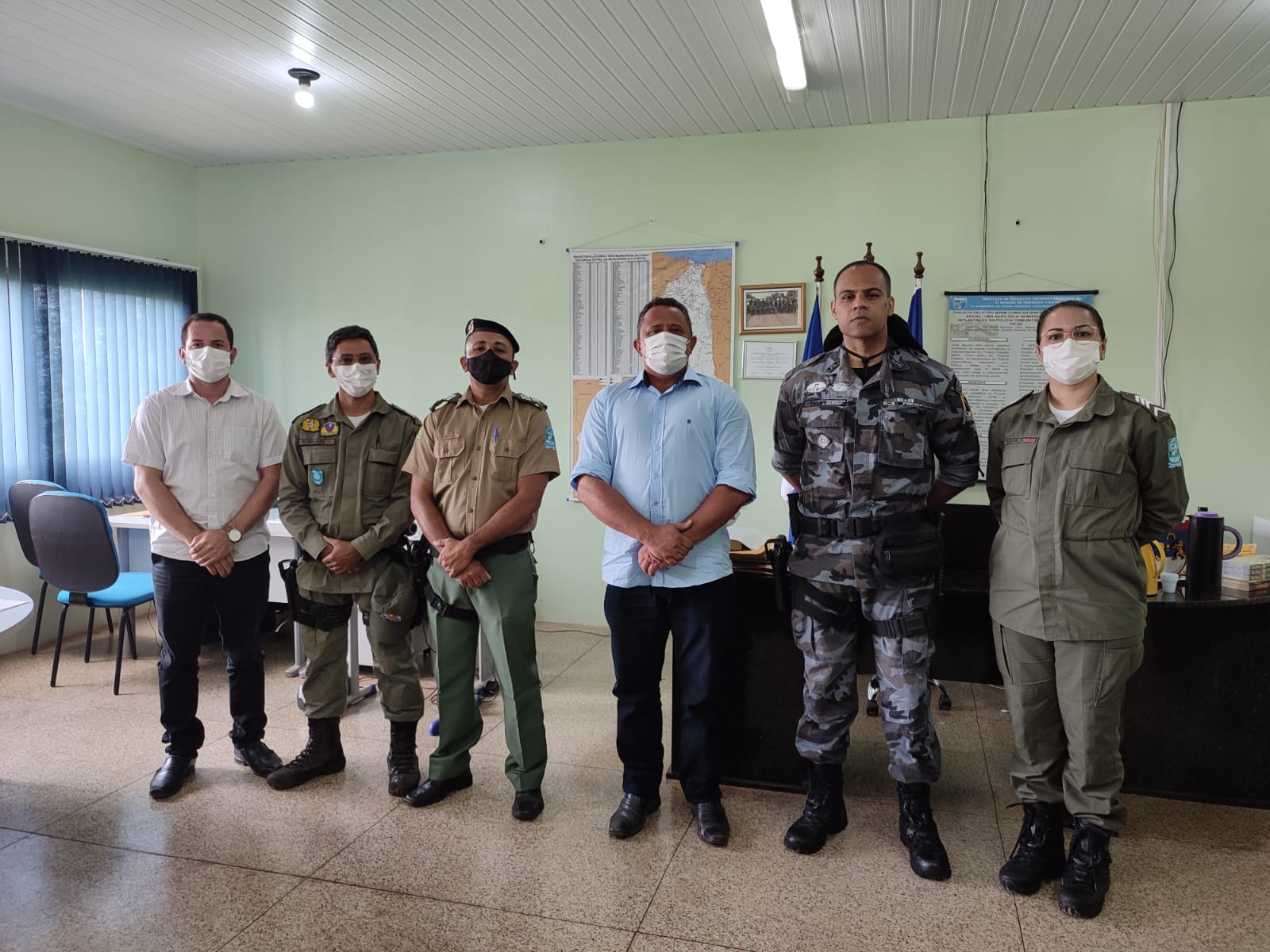 Pref. Miguel se reúne com Comando do 4°BPM e Coordenação Regional do PROERD