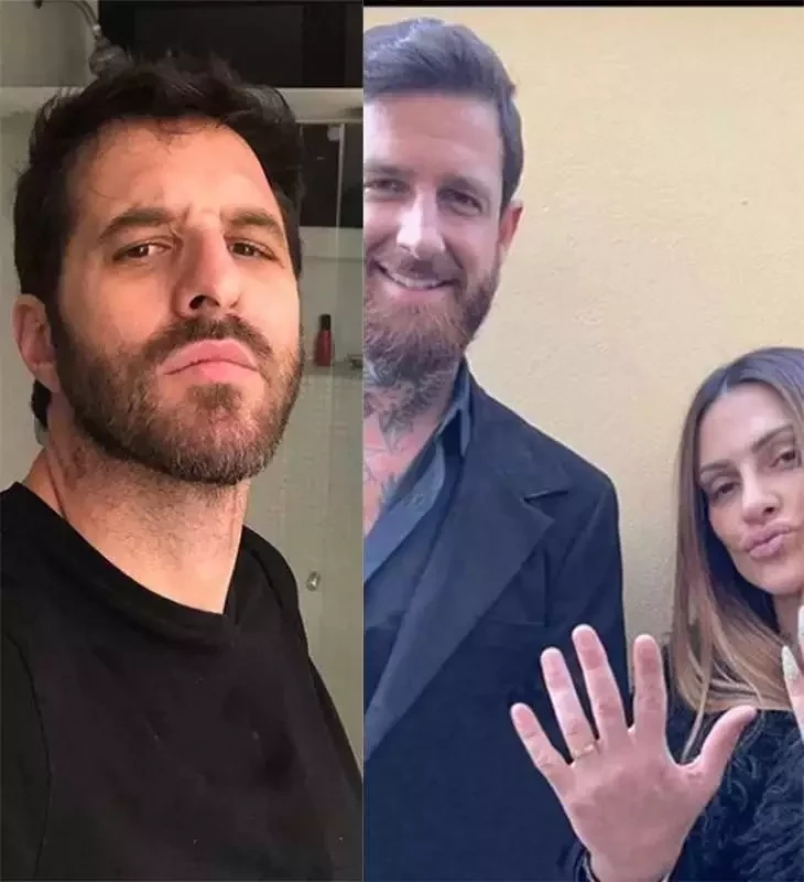 Rafinha Bastos e  Leandro 