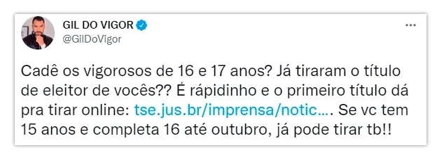 Famosos fazem campanha para que jovens tirem o título de eleitor   - imagem 79022