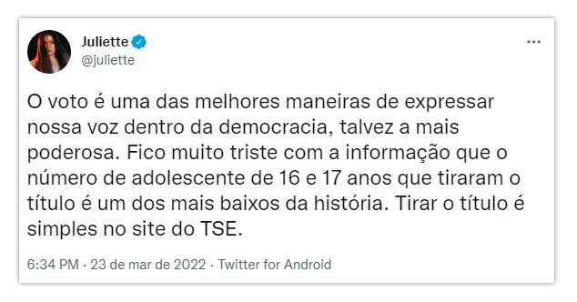 Famosos fazem campanha para que jovens tirem o título de eleitor   - imagem 79021