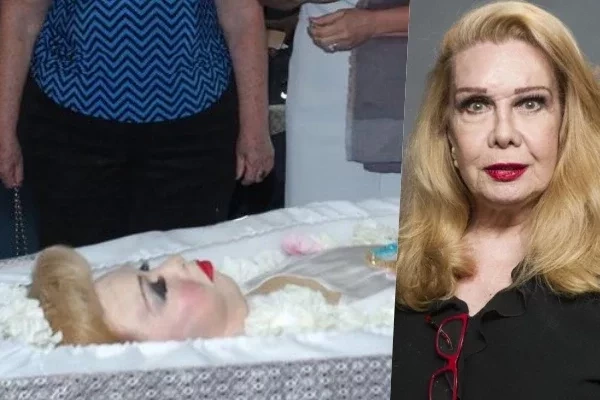 Famosos brasileiros no caixão