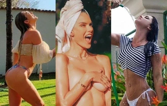 Sensuais! Veja 10 famosas que já posaram tomando banho de mangueira